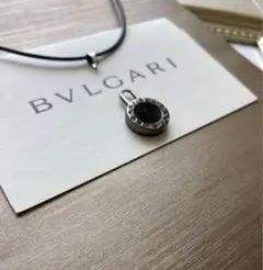 【正規品•新品】BVLGARI両面刻印チャーム＆ネックレス