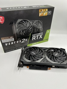 MSI GeForce RTX 3060 Ti VENTUS 2X 8G OCV1 LHR グラフィックボード ビデオカード　外箱あり　ほぼ新品　【U055】