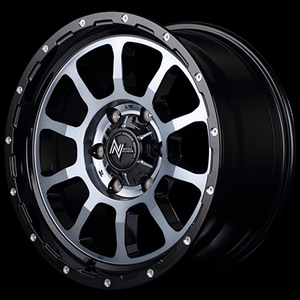 マルカ ホイール ナイトロパワー M10 パーシング ハイエース/レジアスエース 200系 MID 【15×6.0J 6-139.7 INSET33 ブラック/DC+】 4本