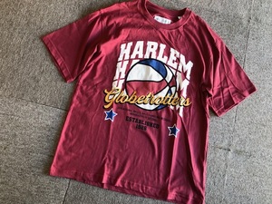 ★新品ZARA×HARLEM GLOBETROTTERSザラバスケTシャツ164★エンジ