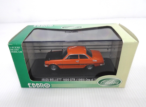 エブロ いすゞ ベレット 1600GTR 1969 オールディーズ 1/43 EBBRO ISUZU BELLETT One of 2976pcs ORANGE Oldies いすず