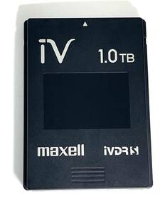 ★送料無料★　1TB　iVDR-S　カセットハードディスク　マクセル/maxell　ブラック　1TB　HDD　アイヴィ　動作品　M-VDRS IVDRS Wooo対応 ②