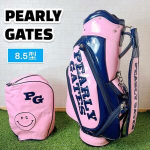 PEARLY GATES パーリーゲイツ 8.5型 エナメル キャディバッグ