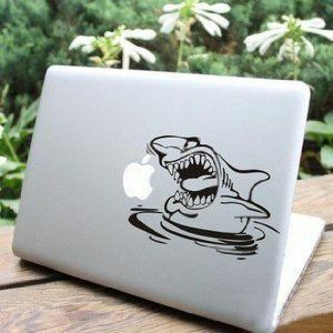 MacBook ステッカー シール Shark (13インチ)