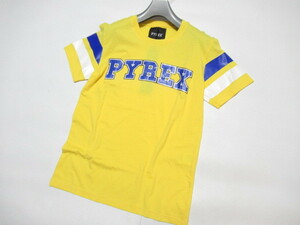 【新品】 PYREX パイレックス フットボール Tシャツ 40737 size XS イエロー フットボールT カレッジ