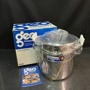 DEb821Y10 未使用 geo PRODUCT ジオプロダクト　パスタポット パスタ鍋　21cm 6.8L　ステンレス製 IH対応 服部