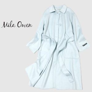 新品 3.9万 ミラオーウェン Mila Owen ポンテトルト コート 0 レディース