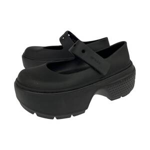 crocs クロックス ストラップ スリッポン sizeM4W6/ブラック