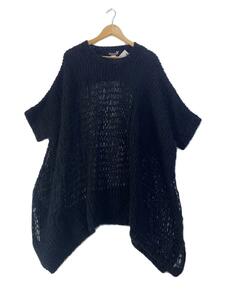 Ground Y◆MOHAIR MIX BIG SIZE DRAPE KNIT/19AW/セーター/ニット/3/GC-K04-9/BLK/