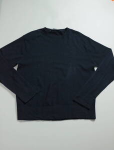 Y137/SOVEREIGN/ユナイテッドアローズ/United Arrows/Pure Cashmere/カシミヤ100/カシミヤニットセーター/メンズ/50サイズ/紺