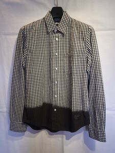 【新品】STUSSY ステューシー DIP DYE GINGHAM L/S 長袖シャツ カーディガン ジャケット JKT アウター supreme シュプリーム サイズS