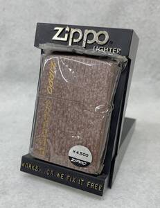 #6373 Zippo/ジッポ IT`S OLD GOOD AMERICAN SPIRIT AND NEVER CHANGES IT`S TASTE ライター 箱付 着火未確認