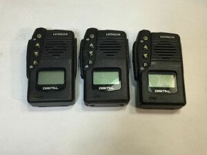 日立　EUM-01AD/S ハンディ　デジタルMCA無線電話装置　　３台セット　2F31AA　