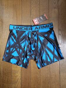 レア 新品 タグ付き Under Armour Underwear Size M / アンダーアーマー ボクサー パンツ Blue