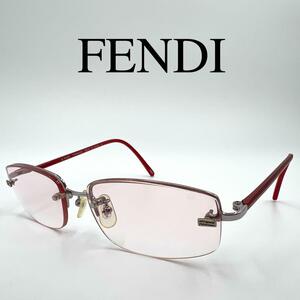 FENDI フェンディ メガネ 眼鏡 度入り VL7372J ワンポイントロゴ