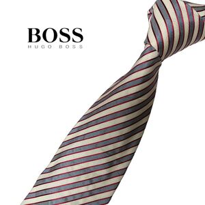 HUGO BOSS ネクタイ レジメンタル柄 ストライプ柄 ヒューゴボス USED 中古 m321