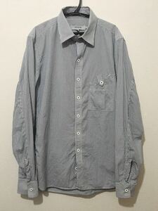 nonnative ノンネイティブ ストライプ柄 長袖シャツ チンストラップ付き ワークポケット サイズ 0 日本製