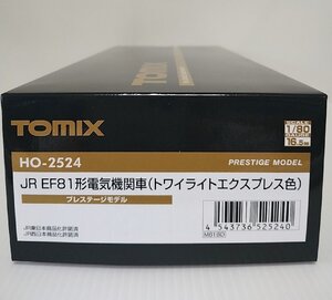 TOMIX HO-2524 JR EF81形電気機関車(トワイライトエクスプレス色・プレステージモデル) トミックス HO