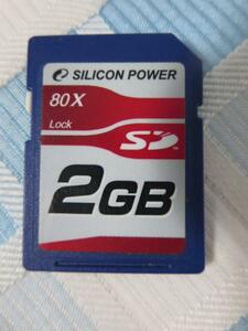 SILICON POWER SDメモリカード 2GB 80x
