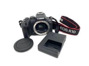 FM184*80　美品　シャッターOK　Canon　キャノン　EOS　R10　ボディ　ミラーレス　デジタル一眼レフカメラ　充電器付き