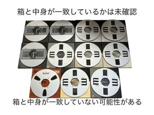 ジャンク オープンリールテープ 11点セット 音響 音楽 マクセル TDK スコッチ 表記あり 詳細不明 オープンリール [TK25-0118-4]