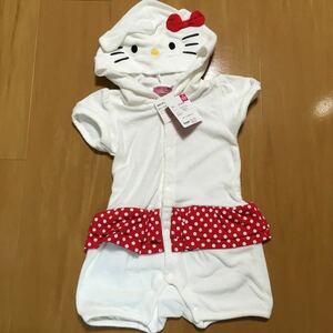 キティちゃん☆なりきりロンパース☆女の子パジャマなどに☆70～80サイズ☆未使用☆新品☆