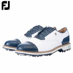 2.7万 美品 フットジョイ FootJoy ゴルフシューズ ドライジョイズ プレミア ターロウ レース DRYJOYS PREMIERE TARLOW Lace 27.5cm