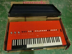 T【4さ-01】【180サイズ】YAMAHA ヤマハ/ステージキーボード YC-20/ケース付/通電可/ジャンク扱い/※傷・錆・汚れ・破損有