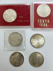 A【8D104他】 1000円銀貨　6枚　記念硬貨 千円銀貨 銀貨 東京オリンピック オリンピック コレクション 硬貨 東京五輪　