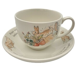 ウェッジウッド WEDGWOOD カップ＆ソーサー ピーターラビット PETER RABBIT 磁器 新刻印