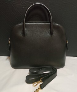 美品 CELINE セリーヌ ボリード型 2WAY ハンドバッグ ショルダーバッグ ブラック 黒 