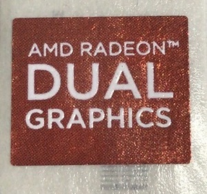 ■新品・未使用 ■10枚セット 【AMD RADEON DUAL】エンブレムシール【16*14㎜】送料無料・追跡サービス付き☆P241