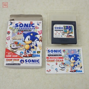 動作保証品 GG ゲームギア ソニック・ザ・ヘッジホッグ SONIC THE HEDGEHOG セガ SEGA 箱説付【10