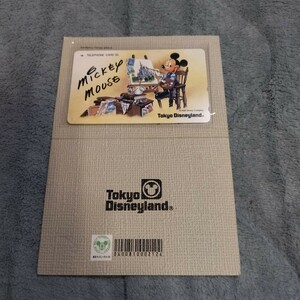 昭和レトロ　東京ディズニーランド　ミッキーマウス　オリジナルテレホンカード　1983年頃