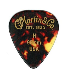 マーチン ギターピック 12枚 セット 0.96mm ティアドロップ型 ヘビー TearDrop Heavy MARTIN