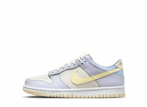 Nike GS Dunk Low SE Earster 2023 "Oxygen Purple/Summer White/Coconut Milk/Citron Tint" 22.5cm FJ4641-536