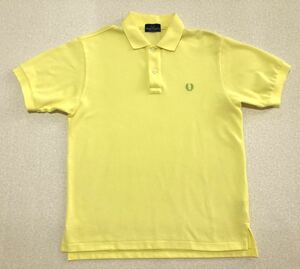 美品　 Lサイズ　FRED PERRY　フレッドペリー　ポロシャツ　黄色