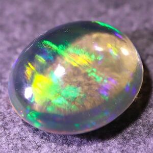 天然ファイアオパール メキシコ産 1.115ct 欧泊 宝石 ジュエリー 遊色 ファイヤーオパール 天然 墨西哥 loose jewelry fire opal