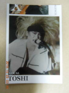 No.024 ： X JAPAN / TOSHI Toshl / Trading Collection Card トレーディングコレクションカード