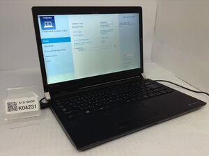 ジャンク/ TOSHIBA dynabook R73/Y PR73YBJA33CAD81 Intel Core i5-5300U メモリ4.1GB ストレージ無し 【K04231】