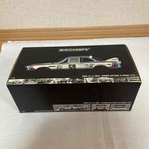 ミニチャンプス MINICHAMPS 1/18 BMW CSL 3.5 IMASA WINNER DAYTONA 24 HOURS1976