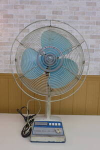 ee1598● 【動作可】SANYO/サンヨー 扇風機 ELECTRIC FAN/エレクトリック・ファン 三枚羽 アンティーク 昭和レトロ インテリア 当時物/140