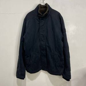 送料無料☆Abercrombie&Fitch☆アバクロ☆ミリタリージャケット☆N-1デッキジャケット☆ネイビー☆XL☆B24M