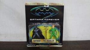 Batman Forever MOVIE COLLECTION Batman vs The Riddler バットマン リドラー フィギュア ムービーコレクション Kenner ※未開封