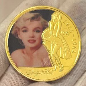 マリリン・モンロー 記念メダル　金貨　約28.97g 古銭　一円貨幣　貨幣硬貨骨董品　コインコレクション　希少 1枚組 収集家放出品