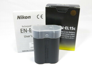 【 美品・劣化度0 】Nikon EN-EL15c 純正バッテリー 説明書・元箱付き ニコン [管3419NI]