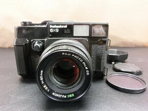 【HR-7532】1円 Fujica Fujifilm フジカ GW690 Professinal 6×9 EBC FUJINON 1:3.5 f=90mm 中判カメラ フード付き 現状品【千円市場】