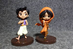 Qposket petit Disney Characters アラジン ジャスミン　セット　フィギュア