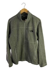 THE NORTH FACE◆Sweater Fleece Jacket/フリースジャケット/M/ポリエステル/GRY/NF0A3LH7