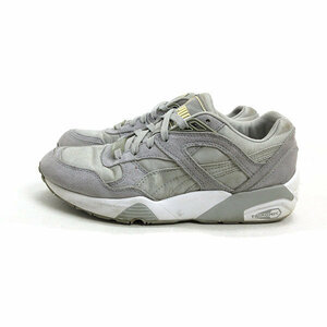 k■【24cm】プーマ/PUMA 360592 TRINOMIC スニーカー/スエード×ナイロン/グレー/LADIES■32【中古】